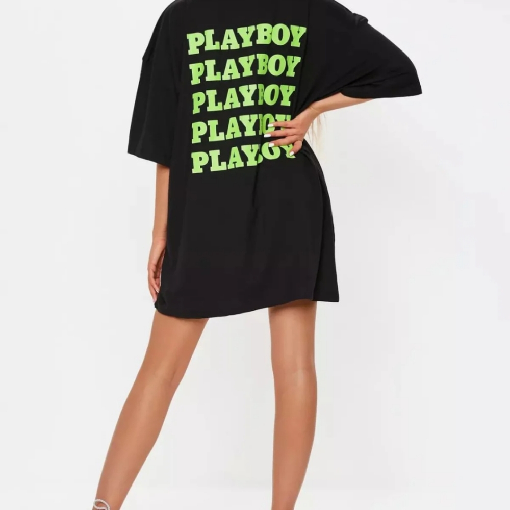 Playboy x missguided t-shirt dress NWT